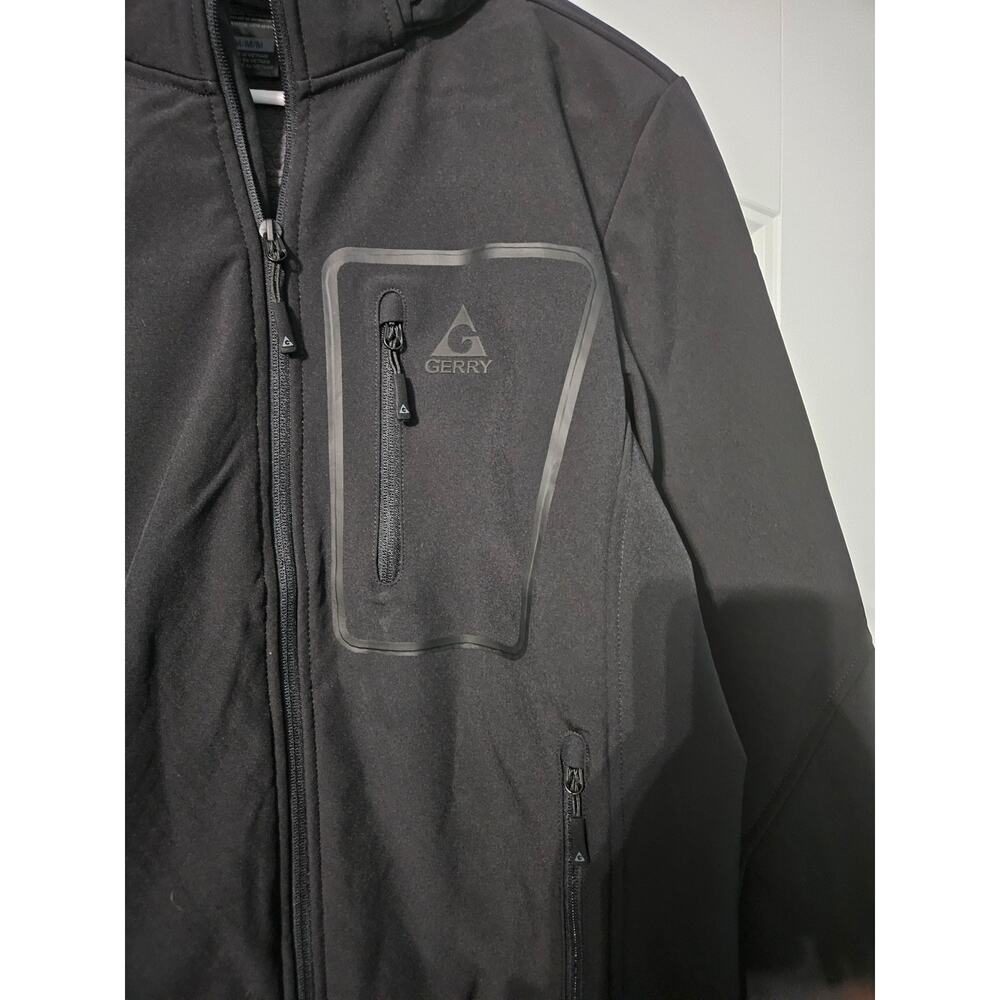 Gerry Blk Softshell Jacket With Removeable Hood S… - image 2